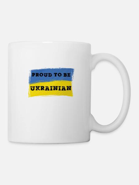 Proud To Be Ukrainian - Ukraine - Mug - white
