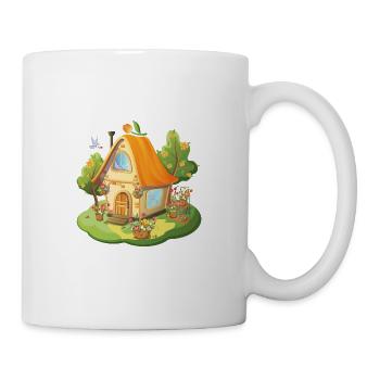 Fairytale House Flowers Shop orange - Mug - white - Right