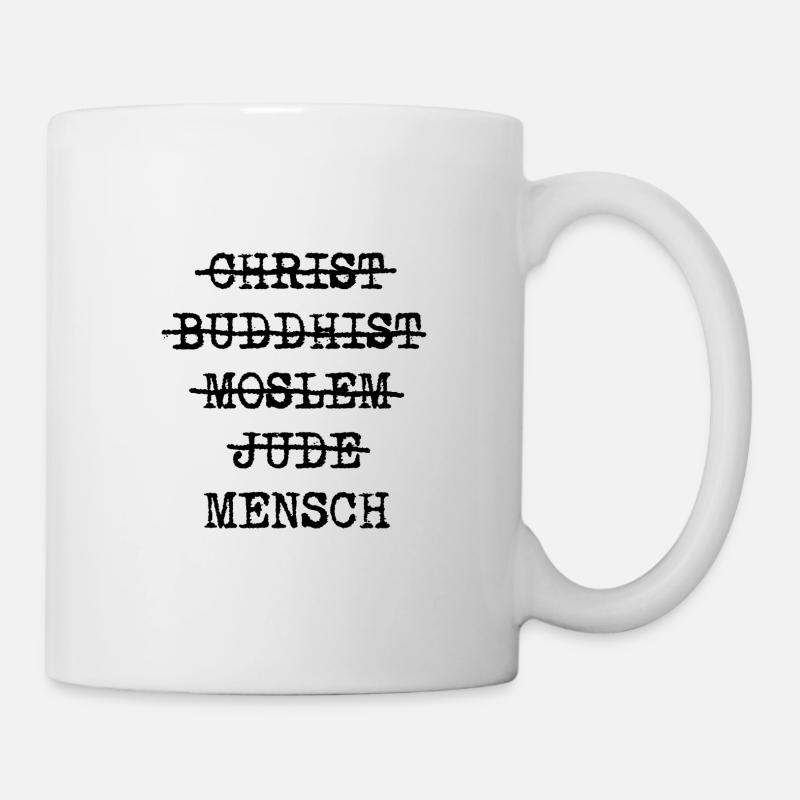 Mensch - Tasse - Weiß