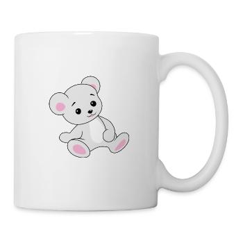Cute cartoon bear - Mug - white - Right