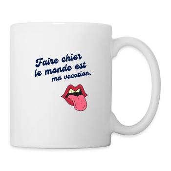 Humour défaut drôle - Mug blanc - blanc - Droite
