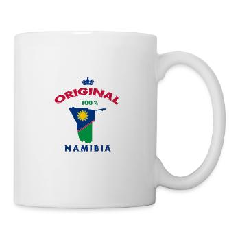 Namibia Original 100% Flaggen Design - Tasse - Weiß - Rechts