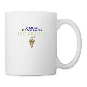 ice cream funny ice cream sweet gift idea funny food - Mug - white - Right