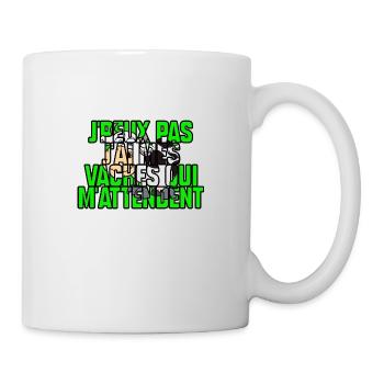 Mes vaches m’attendent - Mug blanc - blanc - Droite