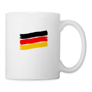 Germany Flag German Flag Used Look Home - Mug - white - Right