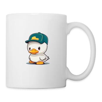 Canard mignon 1 - Mug blanc - blanc - Droite
