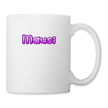 Text Mausi - Tasse - Weiß - Rechts