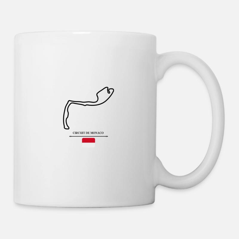 CIRCUIT DE MONACO - Mug blanc - blanc
