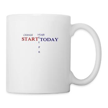God change your Life - Mug blanc - blanc - Droite