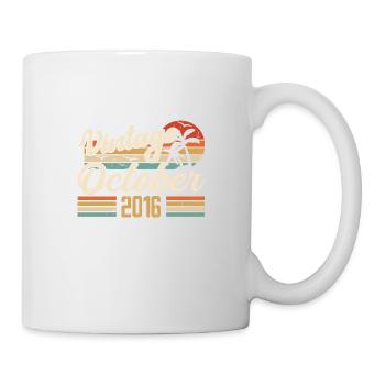 Octobre 2016 Cadeau Anniversaire - 2016 - Mug blanc - blanc - Droite