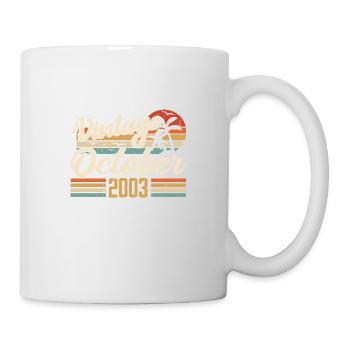Octobre 2003 Cadeau Anniversaire - 2003 - Mug blanc - blanc - Droite