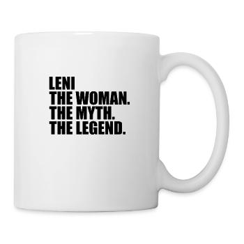 Femme Mythos Légende Nom Leni - Mug blanc - blanc - Droite