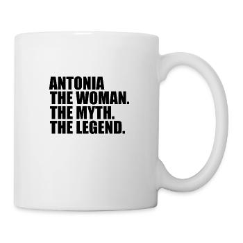 Woman Myth Legend Name Antonia - Mug - white - Right