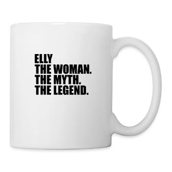 Woman Myth Legend Name Elly - Mug - white - Right