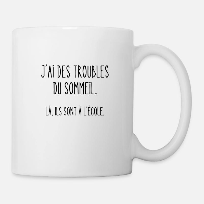 troubles du sommeil - Mug blanc - blanc