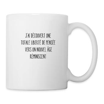 totale liberté de pensée - Mug blanc - blanc - Droite