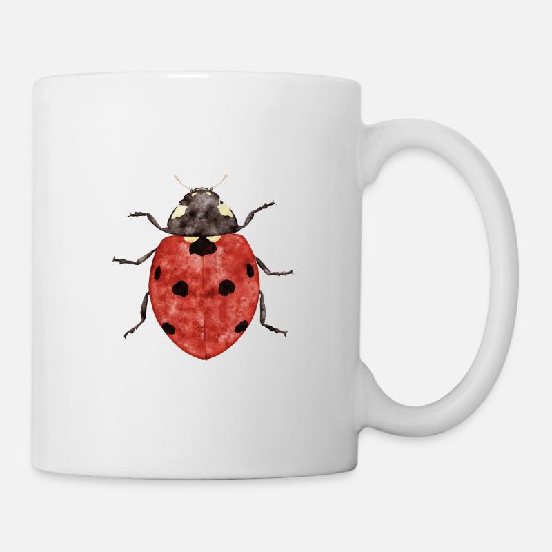 Marienkäfer - Tasse - Weiß
