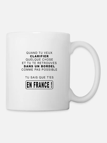 Clarification - Mug blanc - blanc