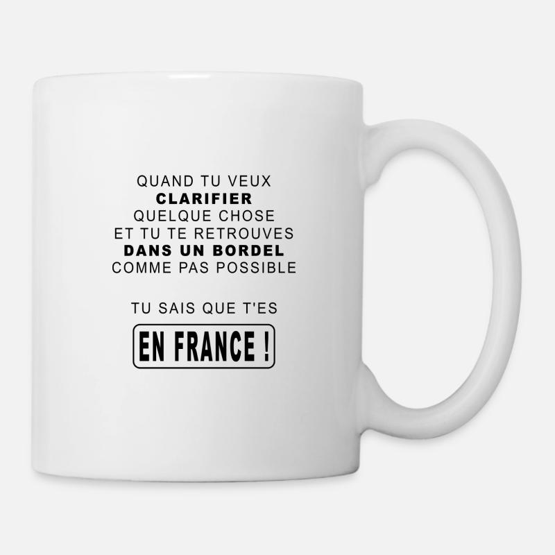 Clarification - Mug blanc - blanc