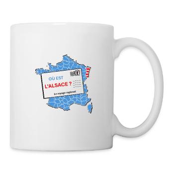 Where is Alsace? - Mug - white - Right