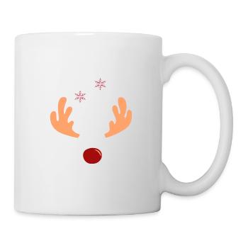 Rentier - Tasse - Weiß - Rechts