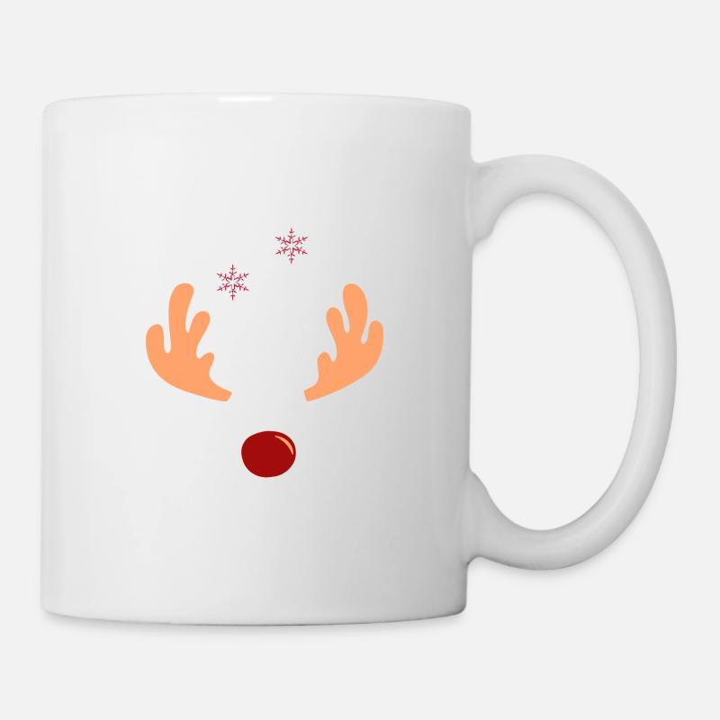 Rentier - Tasse - Weiß