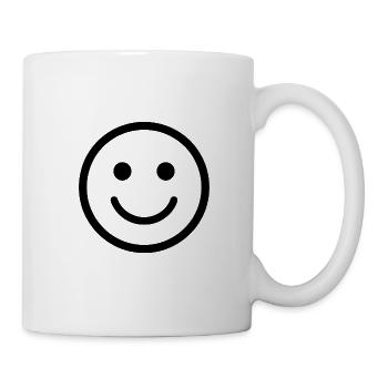 Cheerful Smily motif on streetwear - Mug - white - Right