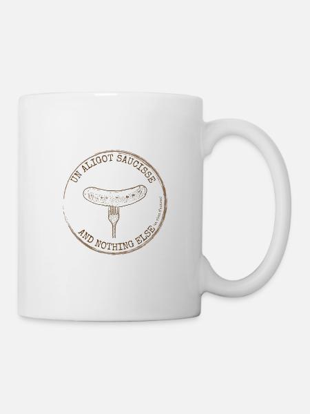 Aligot Wurst - Tasse - Weiß