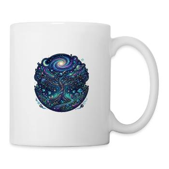 Arbre des Rêves du Cosmos - Mug blanc - blanc - Droite