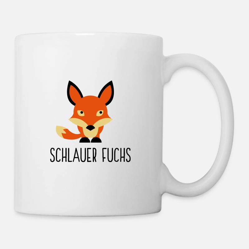 Ich bin ein schlauer Fuchs - Tasse - Weiß