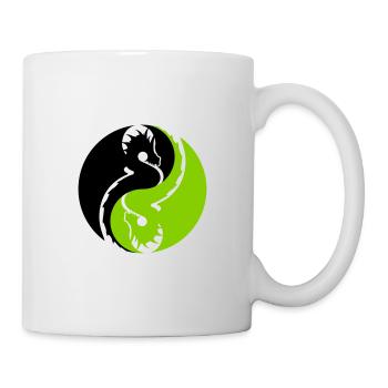 Drache - Tasse - Weiß - Rechts
