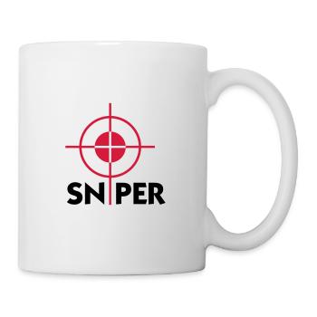 Ich bin ein Scharfschütze - Tasse - Weiß - Rechts
