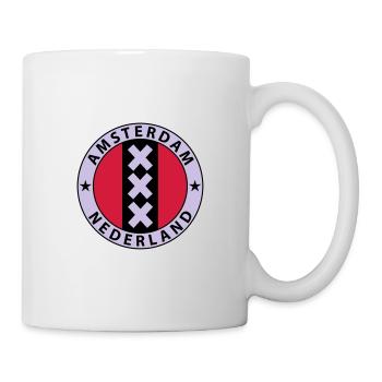 Amsterdam - Tasse - Weiß - Rechts