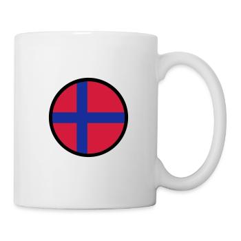Marqué par le Danemark - Mug blanc - blanc - Droite