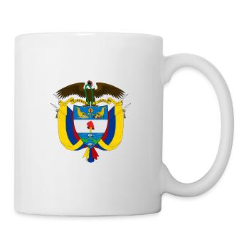 Armoiries nationales de Colombie - Mug blanc - blanc - Droite