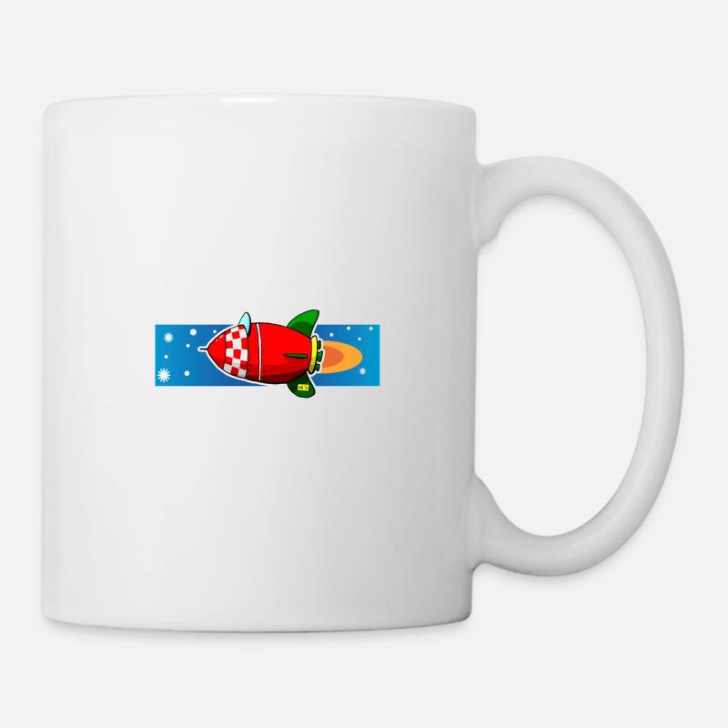 Copie de fusée - Mug blanc - blanc