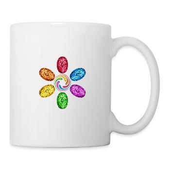 Unendlichkeit Infinity Chakra Steine Spirale Magie - Tasse - Weiß - Rechts