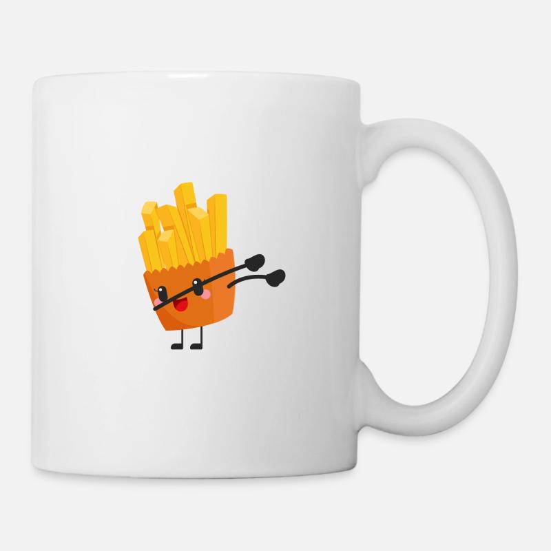 Dabbing Frites - Cadeau idée - Mug blanc - blanc