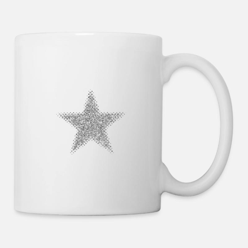 star - Mug - white