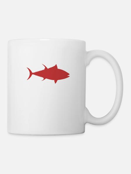 Thunfisch - Tasse - Weiß