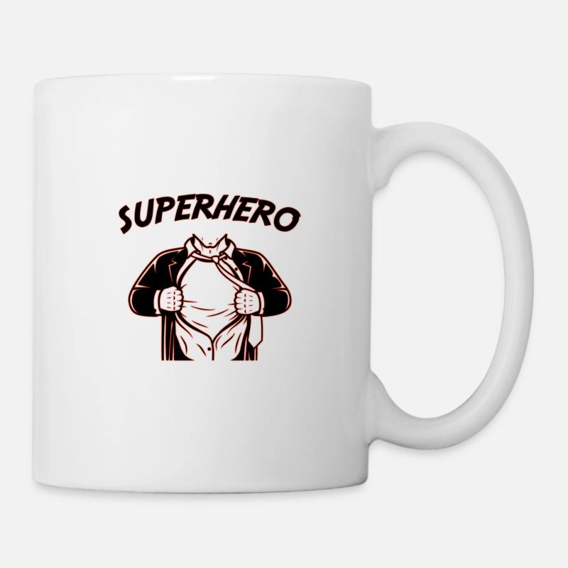 Super héros costume carnaval super héros - Mug blanc - blanc