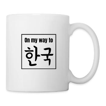 On the way to Korea - Mug - white - Right