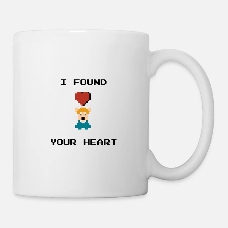 I found your heart - Mug - white