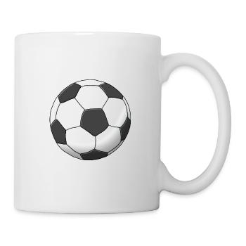 Fußball - Tasse - Weiß - Rechts