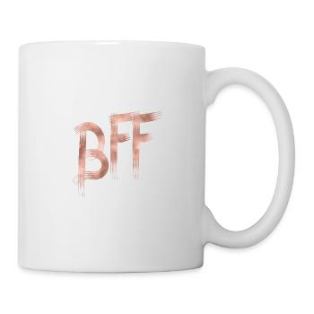 BFF rose gold - Mug - white - Right