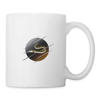 Eel fishing worm fish - Mug - white - Right