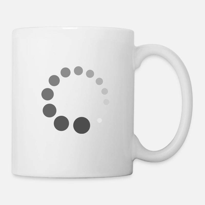 Buffering loading laden - Tasse - Weiß