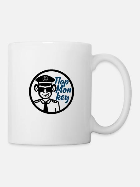 FlapMonkey - Tasse - Weiß
