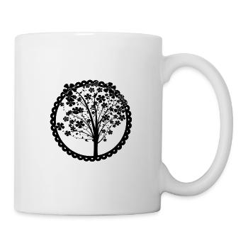 Arbre de la vie - Mug blanc - blanc - Droite
