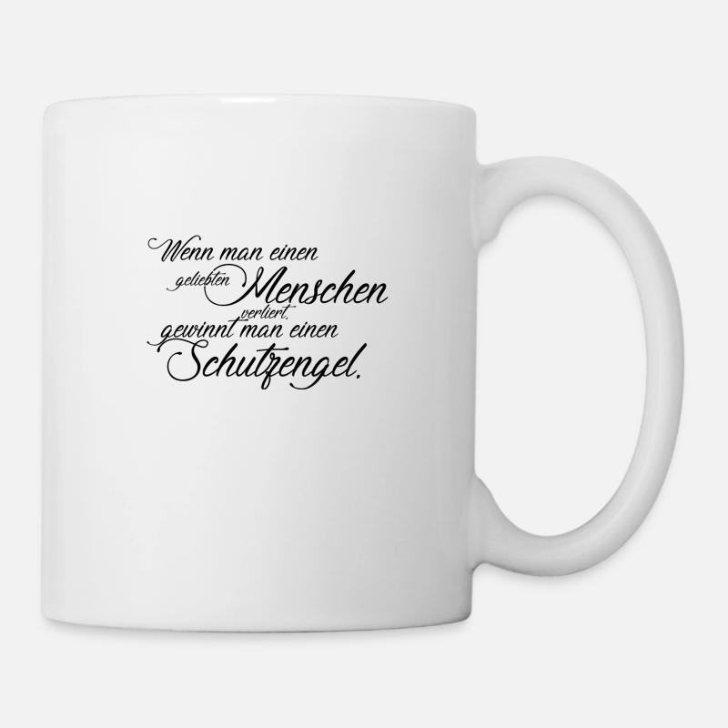 Schutzengel Spruch - Tasse - Weiß